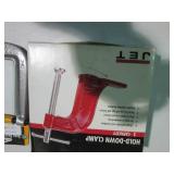 Deep reach C-clamp, 3-way edging cl...