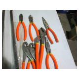 Variety of pliers and interchangeab...