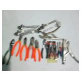 Vise grips locking pliers, crescent...