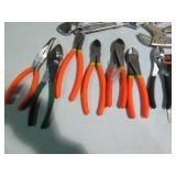 Vise grips locking pliers, crescent...