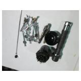 Blackened drill bits with case, hea...