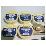 6-Rolls premium masking tape 1.89yd...