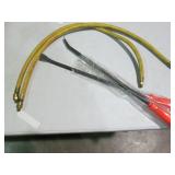 Pair of swivel end rubberized air h...