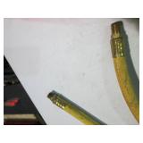 Pair of swivel end rubberized air h...