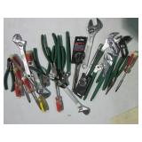 Assorted lot of channel locks, diag...