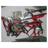 Assorted size bolt cutters, channel...