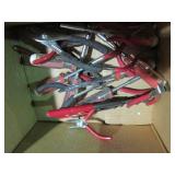 Assorted size bolt cutters, channel...