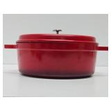 Like-New SWISS PRO Cast Iron Enamel Dutch Oven