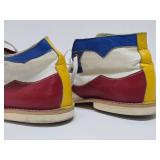 Awesome Vintage Large Size Bright Colorful Clown Shoes
