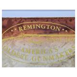 Original Vintage REMINGTON Firearms Silk Gun Advertising Banner Sign