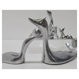 Group of Signed Metal Sculptural Animal Figures