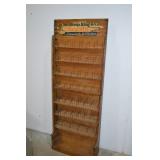 Antique Northrup King Seed Display Cabinet with Original Graphics