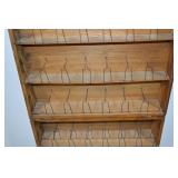 Antique Northrup King Seed Display Cabinet with Original Graphics