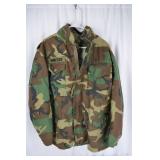 US Army Woodland Camo Field Jacket Large Regular