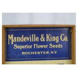 Antique Mandeville And King Co. Seed Box