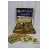 Vintage Card Seed Co. & Michael Leonard Seed Packet Collection in Mandeville & King Wood Display Box