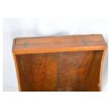 Vintage Santa Advertising Wooden Bin, 1920s-30s