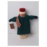 Christmas Decor Lot: Snowman Figurines, Santa Doll, Holiday Houses