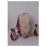 Buffalo Plaid Christmas Decor Lot: Stockings, Birdhouses, Snowman, Tree