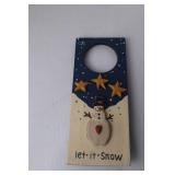 Assorted Christmas Folk Art Decor Figurines & Ornaments Lot