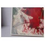 Christmas Decor Lot: Tree Topper, Ornaments, Vintage Santa Art & Snowflake Accents