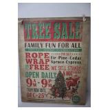 Rustic Home Decor Lot: Mini Stool, Birdhouse, Wood Planter, Tree Sale Sign, Acorn Accents