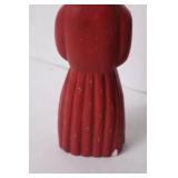 Hand-Painted Folk Art Christmas Ornaments Lot Signed Tate & RT