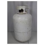 Standard Propane Tank, White, Used Condition