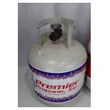 Two Empty Propane Cylinders - Premier and Kwik Star Brands