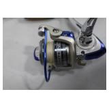 Lot of 4 Ice Fishing Rods and Reels - 13 White Noise, Jason Mitchell Meat Stick, Pro Series, OptiMax