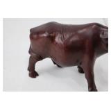 Elephant Figurine - Brown Plastic