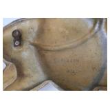 Tin Donkey & Rider Figurine Set - Sexton USA