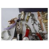 Watches & Jewelry - Assorted Vintage & Modern Timepieces