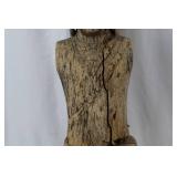 Buddha Statue - Carved Wood, Meditative Pose