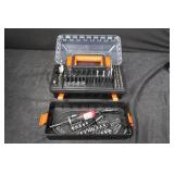 Drill Bit Set & Mini Drill Kit - Clear-Top Case