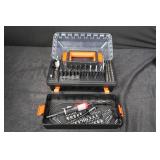 Drill Bit Set & Mini Drill Kit - Clear-Top Case