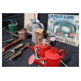Vintage Garden Tools & Signs - Farmer