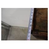 Oak Pantry Cabinet - Vintage Four-Door Cupboard with Iron Hinges