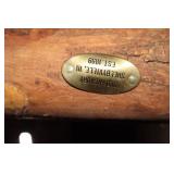 Log Bench - Old Hickory Crossback Back, Shelbyville, IN