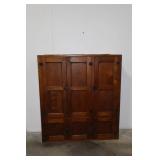 Antique Wooden Cabinet - Doors & Drawers