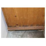 Armoire - Pine Two-Door Wardrobe with Drawers