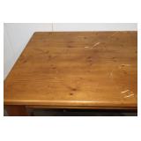 Dining Table - Solid Wood with Turned Legs - 71 3/4 in L x 41 1/2 in W x 30 3/4 in H