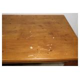 Dining Table - Solid Wood with Turned Legs - 71 3/4 in L x 41 1/2 in W x 30 3/4 in H