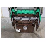 Stackable Plastic Crates - Red, Gray, Green & Brown