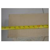 Three-Drawer Carved Wood Storage Chest - Distressed Cream Finish