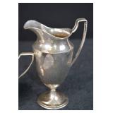 Sugar Bowl & Creamer & Silver Bowl - Sterling Silver