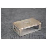 Sterling Match Box Holder - Monogram on Top