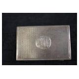 Sterling Match Box Holder - Monogram on Top