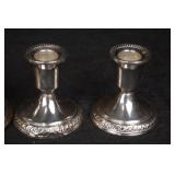 Sterling Candle Holders - Set of Five