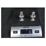 Salt Shakers - Sterling Silver - Set of 2